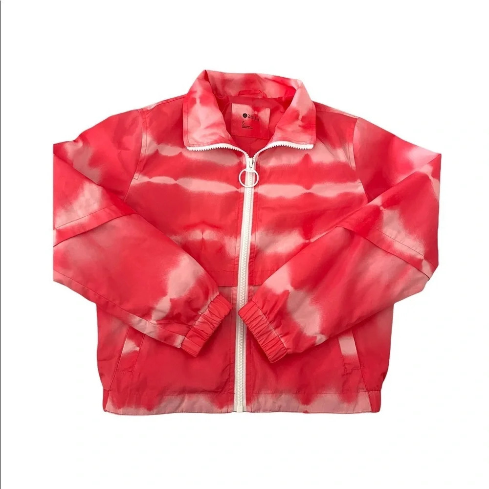 Zella Full Zip Tie Dye Windbreaker Jacket‎ Size Small